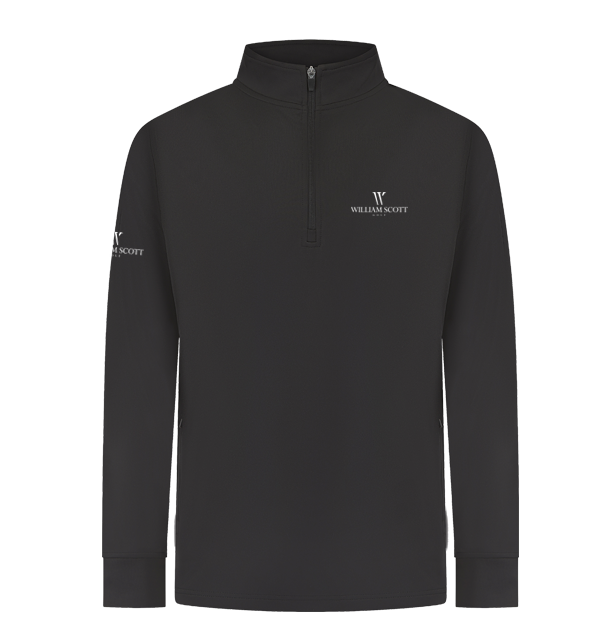 Addington Quarter Zip Black